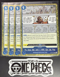 4x One Piece OP10-059 R Fo...llow...Me...- English - Foil - Playset - TCG - NM/M