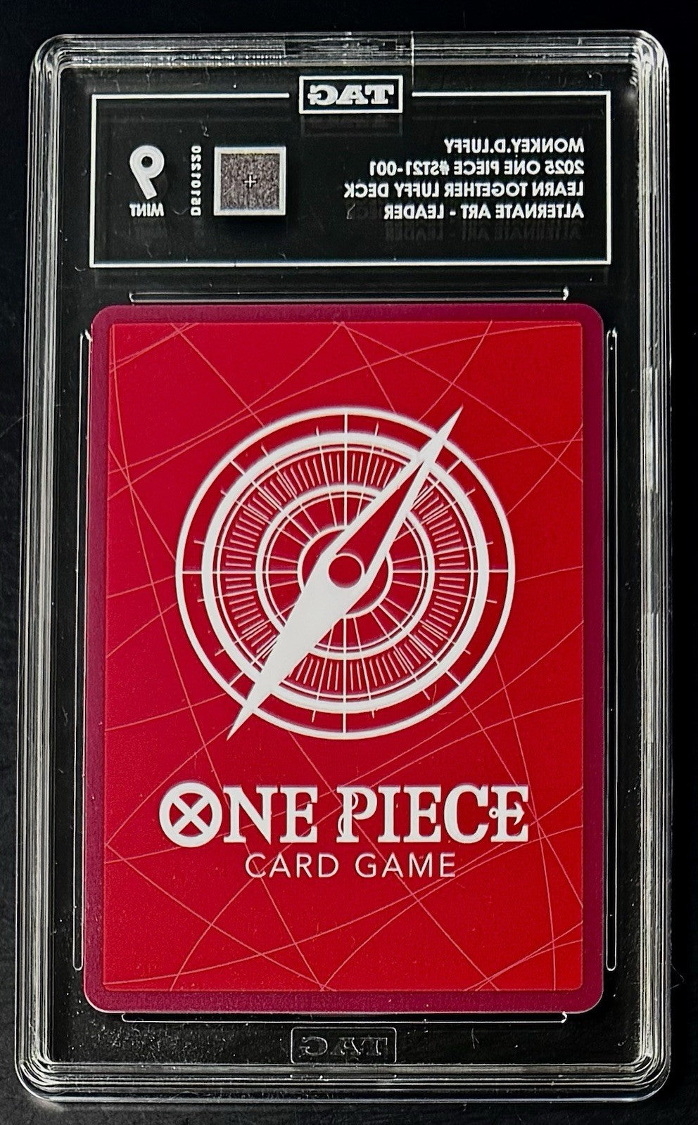 TAG 9 One Piece ST21-001 L - Monkey.D.Luffy - EN - Foil - Learn Together Leader