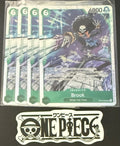 4x One Piece OP15-032 SR - Brook - EN - Foil - Play Set - TCG - NM/M