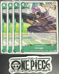 4x One Piece OP07-021 R Urouge - ENG - Regular - Playset -  ST24 - TCG - NM/M