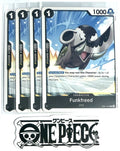 4x One Piece EB01-044 C Funkfreed - English - Regular - TCG - NM/M