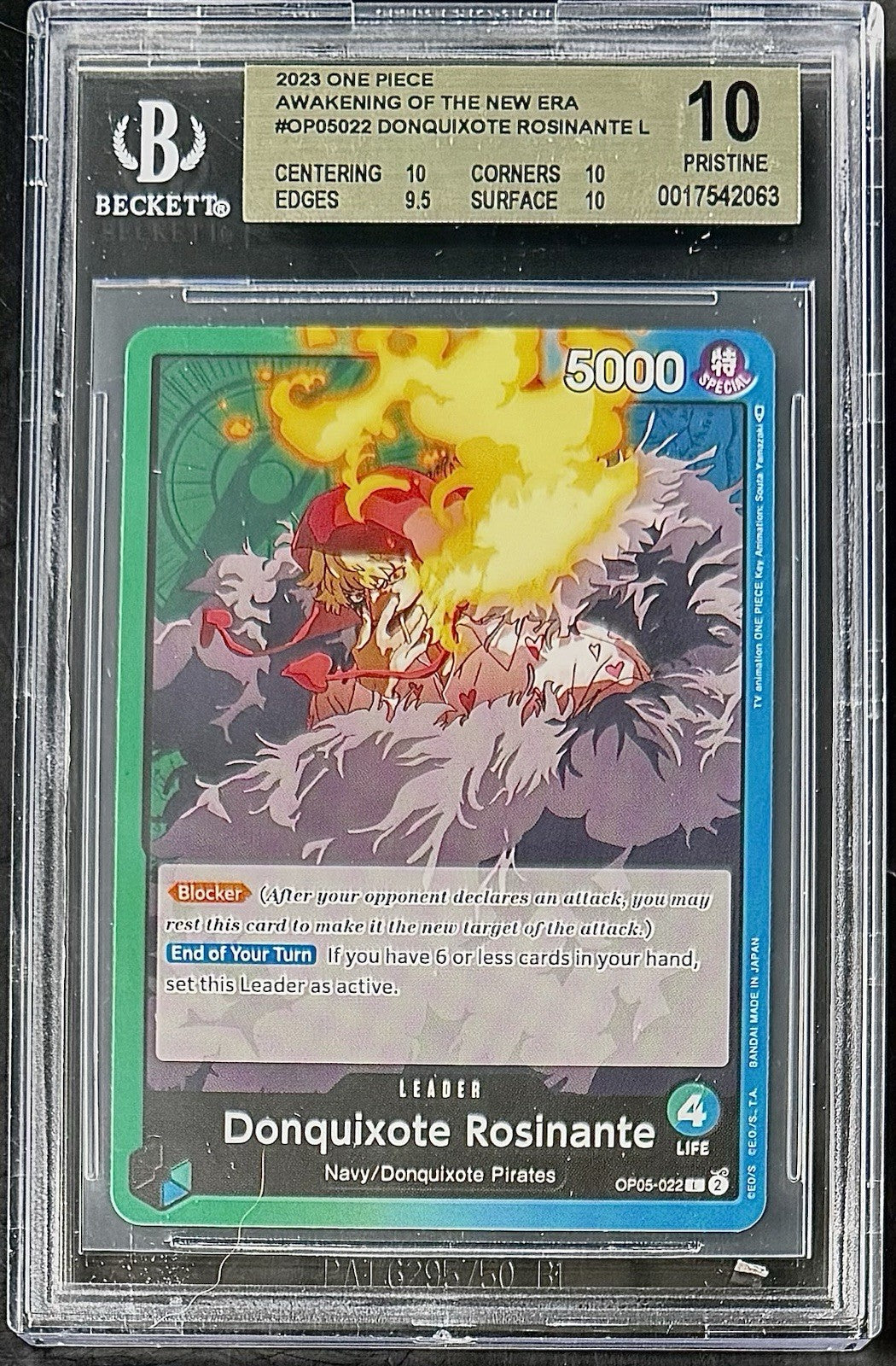 BGS 10 One Piece OP05-022 L Donquioxte ...- English - Awakening of the New Era