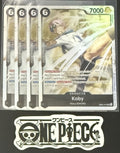 4x One Piece EB04-044 SR - Koby - EN - Foil - Play Set - TCG - NM/M
