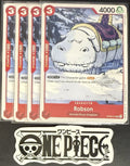 4x One Piece OP08-013 UC Robson - ENG - Regular - Play Set - TCG - NM/M