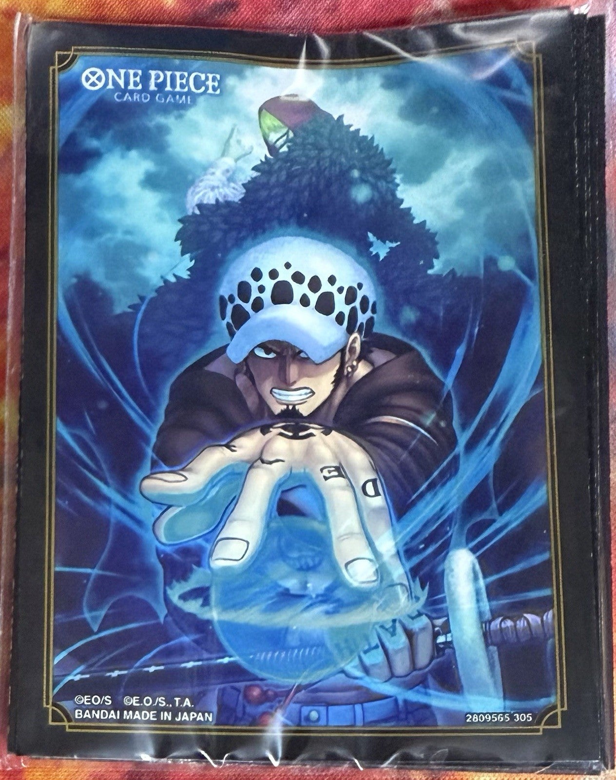 Official One Piece Card Game Trafalgar Law 10 Sleeve Pack - Devil Fruit Vol.3
