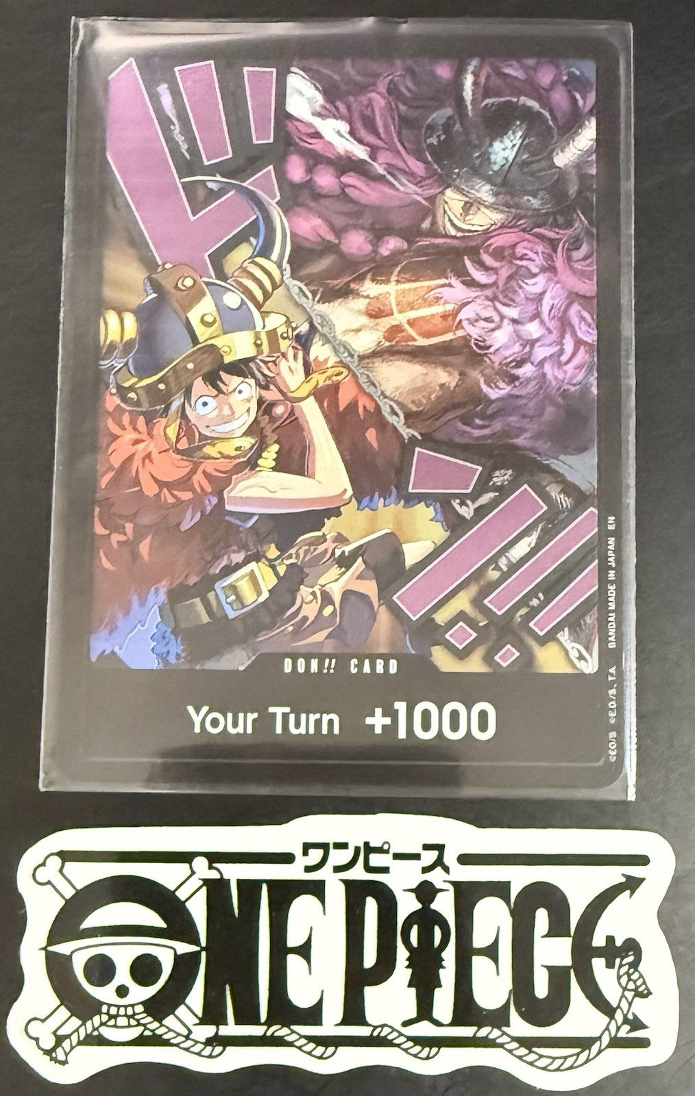 One Piece OP17 Don Card - Luffy & Loki - EN - Foil - TCG - NM/M