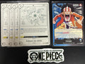 4x One Piece EB02-050 R Kokoro no Chizu + L - ENG - Foil - Play Set - TCG - NM/M