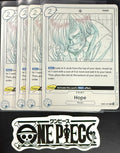 4x One Piece EB02-031 R  Hope - English - Foil -Playset - TCG - Mint