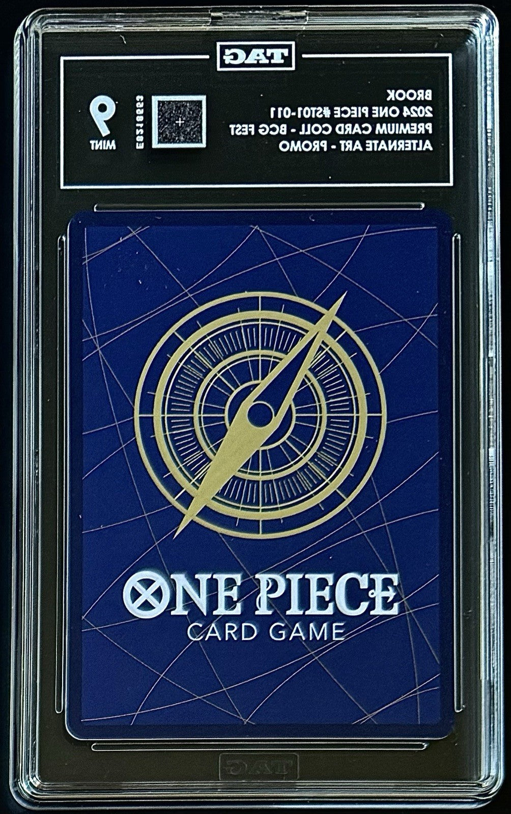 TAG 9 One Piece ST01-011 C Brook - ENG - Foil - 23-24 Collection - Graded