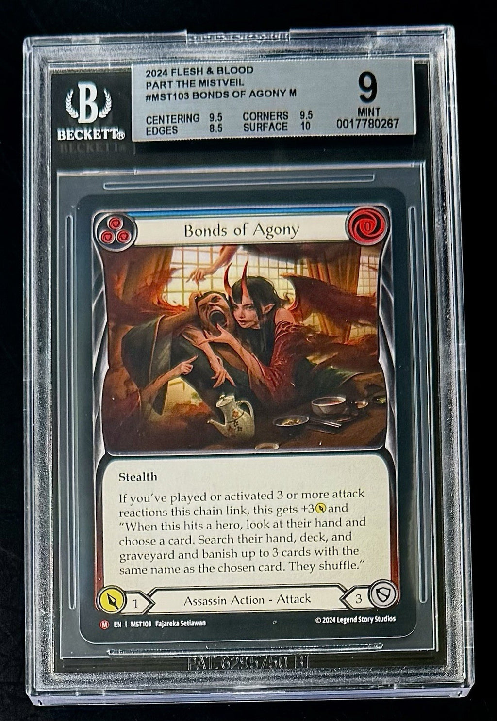BGS 9 2024 Flesh & Blood MST103 Bonds of Agony - Part the Mistveil