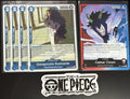 4x One Piece EB02-025 R Donquixote Rosinante + Leader -ENG - Foil - PlaySet-NM/M