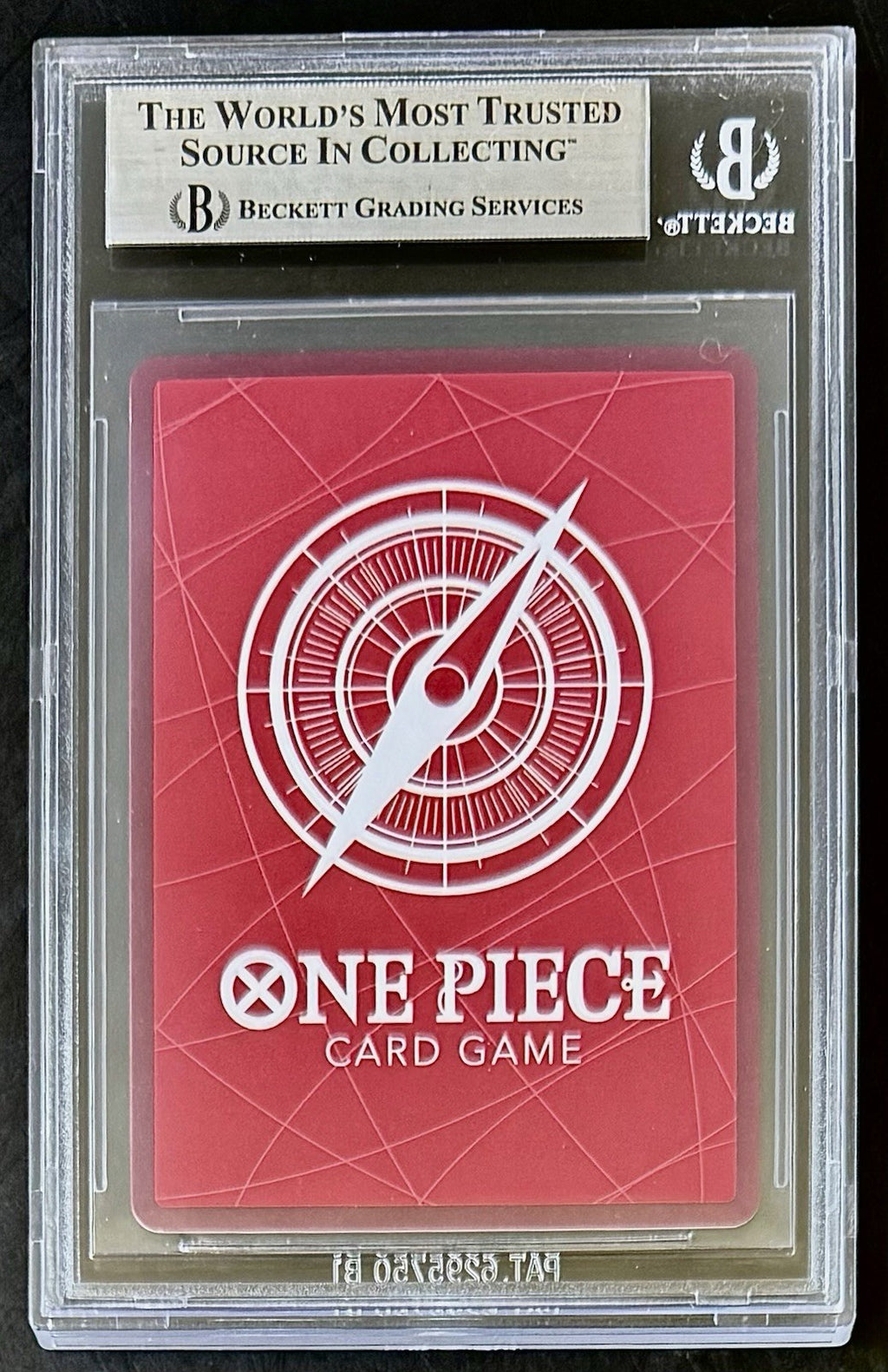 BGS 8 One Piece ST13-003 L Monkey.D.Luffy BVB Dortmund - EN - Foil - Graded