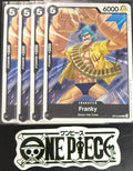 4x One Piece OP15-089 UC - Franky - EN - Regular - Play Set - TCG - NM/M