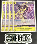 4x One Piece OP17-110 C - Charlotte Perospero - EN - Regular - Play Set - NM/M