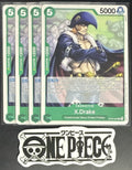 4x One Piece ST24-005 C X.Drake - English - Regular - Playset - TCG - NM/M