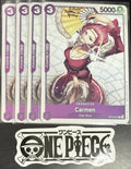 4 x One Piece OP12-067 C Carmen - ENG - Regular - Playset - NM/M