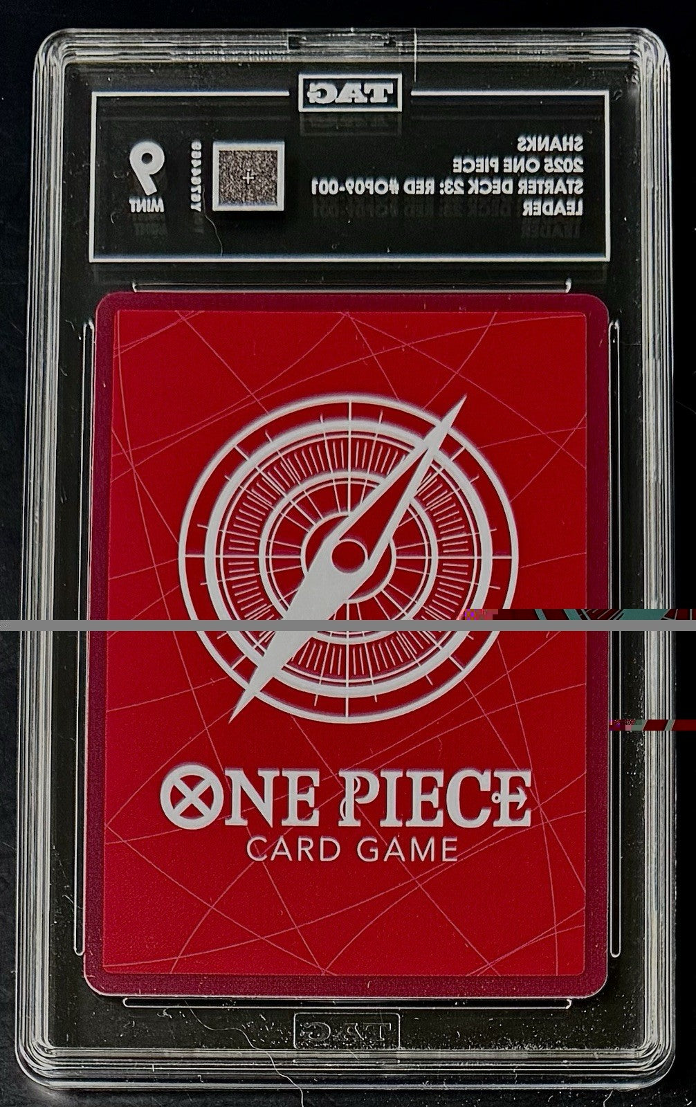 TAG 9 One Piece OP09-001 L - Shanks - EN - Foil - ST23 Red Shanks