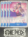 4x One Piece OP06-044 UC Gion - English - Regular - Playset - NM/M