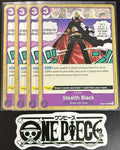 4x One Piece EB04-041 C - Stealth Black - EN - Regular - Play Set - TCG - NM/M