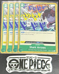 4x One Piece OP06-040 C Shark Arrows - English - Regular - Playset - NM/M