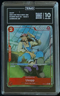 TAG 10 One Piece ST21-002 C* Usopp Alt Art - ENG - Foil - EX Gear 5 - Graded