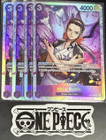 4x One Piece ST26-003 SR Nico Robin - English - Foil - Playset - TCG - NM/M