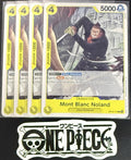 4x One Piece OP15-111 C - Mont Blanc Noland - EN - Regular - Play Set - TCG-NM/M