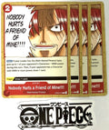 4x One Piece OP09-019 C Nobody Hurts a Friend...- English - Playset - TCG - NM/M