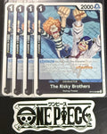 4x One Piece OP15-093 C - The Risky Brothers - EN - Regular - Play Set -TCG-NM/M