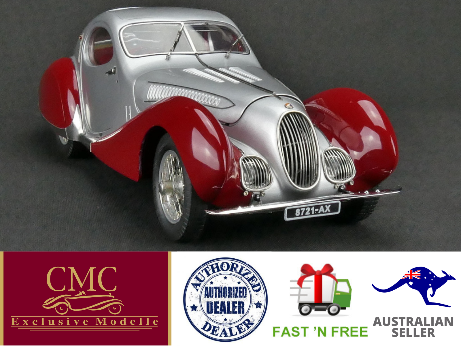 CMC M-165 Talbot-Lago Coupe T150 C-SS Figoni & Falaschi “Teardrop” 1937-39, 1:18