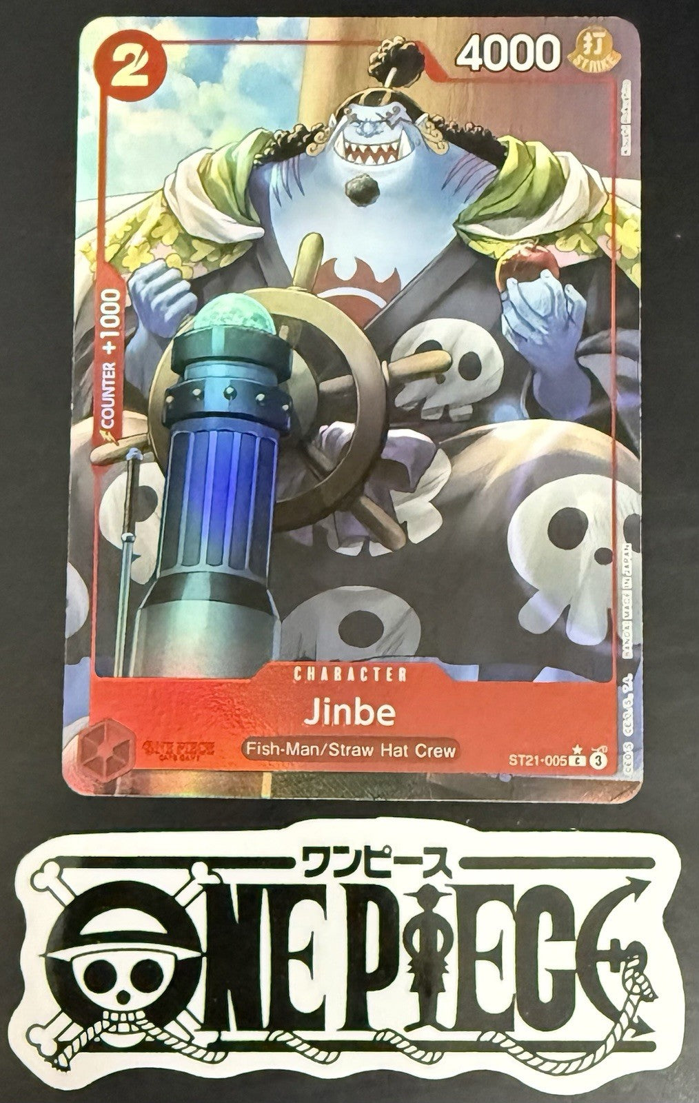 One Piece ST21-005 C* Jinbe Alt Art - ENG - Foil - TCG - NM/M