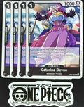4x One Piece ST27-002 C Catarina Devon - English - Regular - Playset - TCG -NM/M