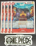 4x One Piece OP02-008 R Jozu - English - Regular - Playset - TCG - NM/M
