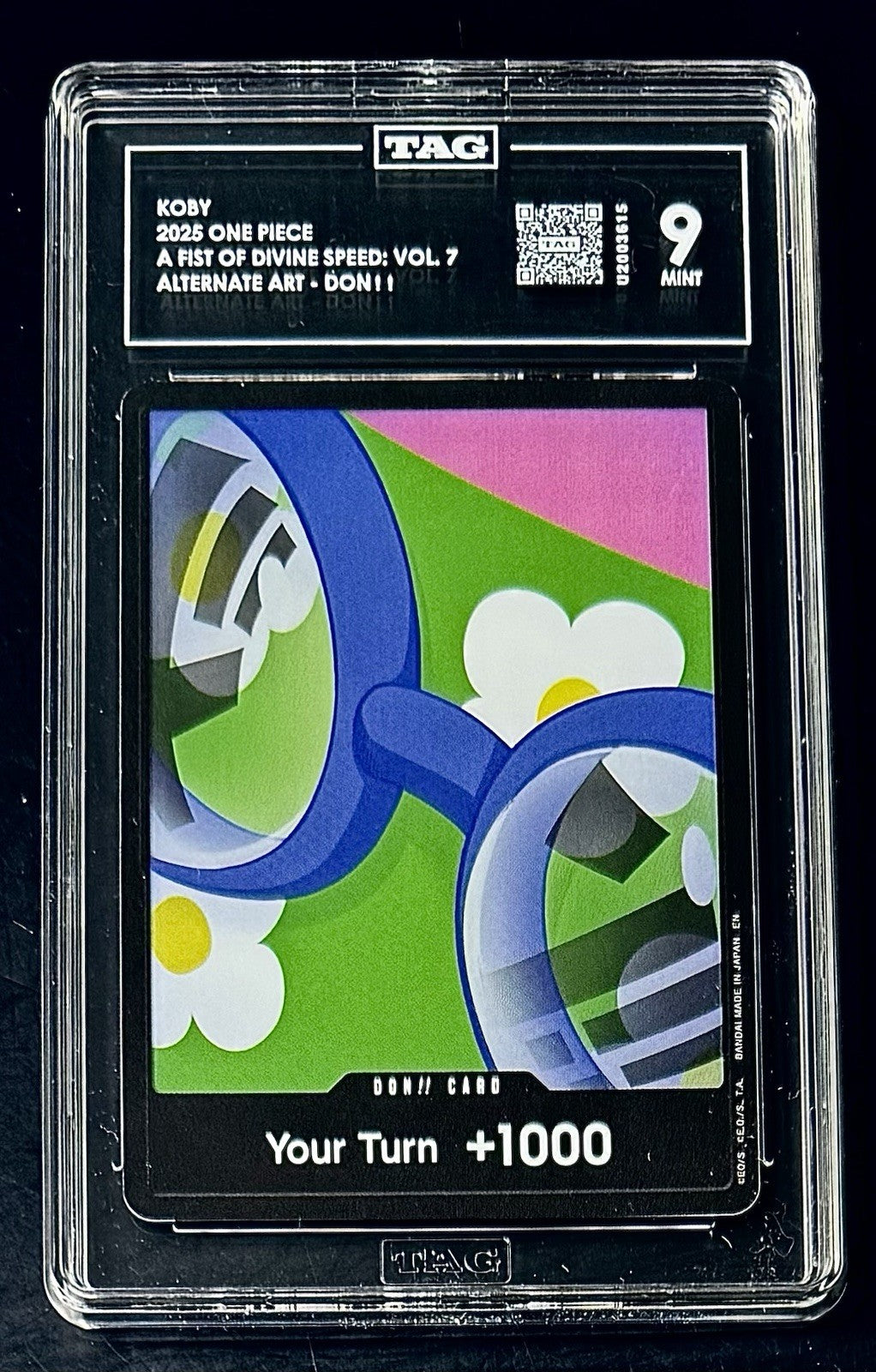TAG 9 One Piece Koby Don Card - Alt Art - EN - Foil - Double Pack Set 7