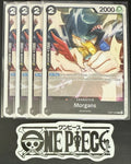 4x One Piece OP07-090 C Morgans - English - Regular - Play Set - NM/M