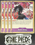 4x One Piece OP14-078 C Bullet String - ENG - Regular - Playset - NM/M