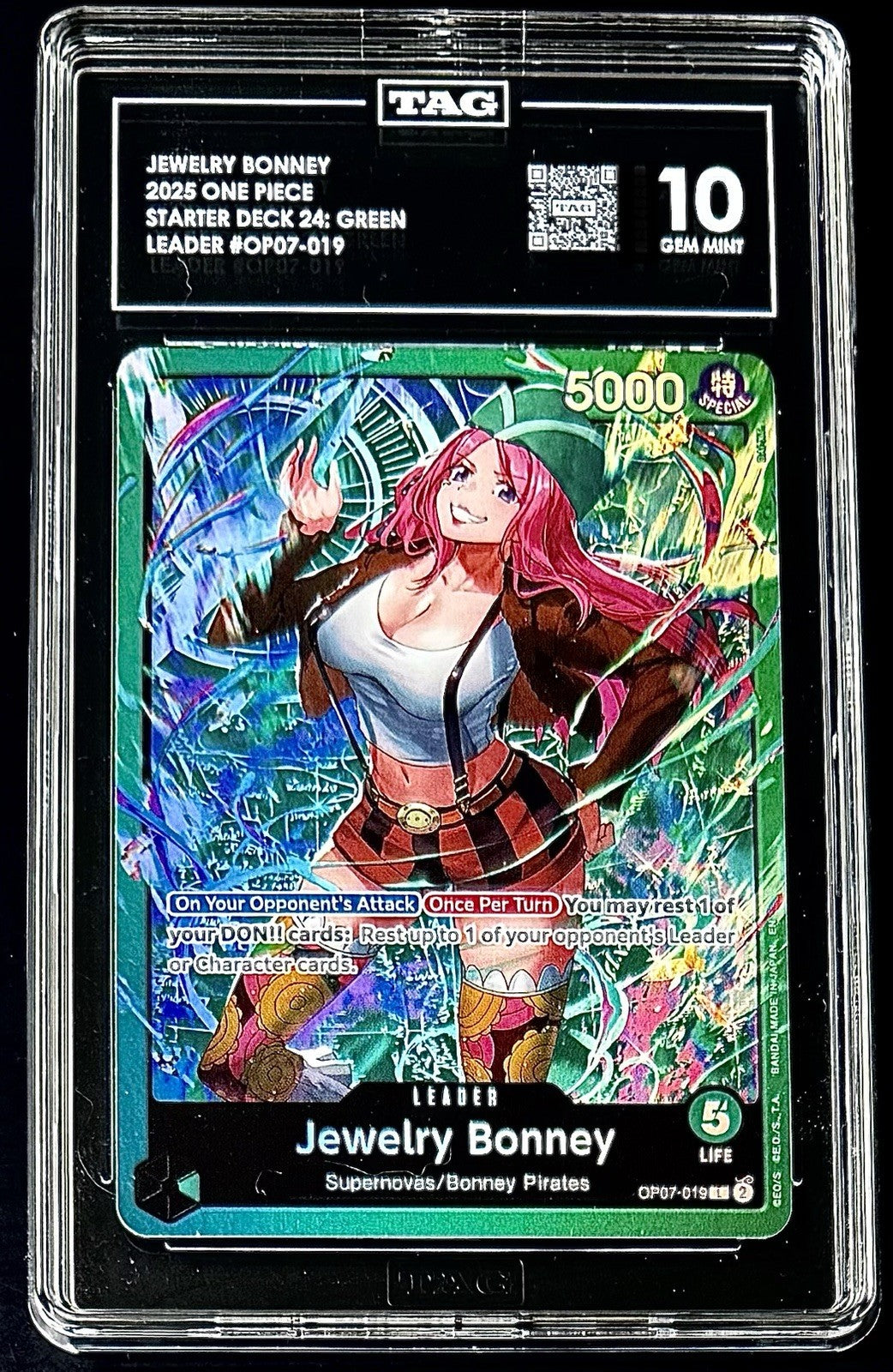 TAG 10 One Piece OP07-019 L - Jewelry Bonney - EN - Foil - ST24 Jewelry Bonney