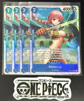 4x One Piece OP10-058 SR Rebecca - English - Foil - Playset - TCG - NM/M