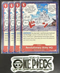 4x One Piece OP05-021 UC Revolutionary Army HQ - ENG - Play Set - Regular - NM/M
