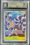 BGS 10 One Piece OP04-112 SR Yamato - English - Kingdoms of Intrigue - Graded
