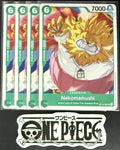4 x One Piece OP12-032 UC Nekomamushi - ENG - Regular - Playset - NM/M
