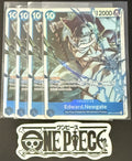 4x One Piece OP13-042 SR - Edward.Newgate - EN - Foil - Playset - TCG - NM/M