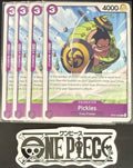 4x One Piece OP07-069 C Pickles - English - Regular - Play Set - NM/M