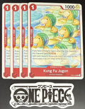 4x One Piece OP04-005 C Kung Fu Jugon - ENG - Regular - Play Set - TCG - NM/M