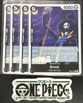 4x One Piece EB02-048 R Brook - English - Foil - Play Set - TCG - NM/M