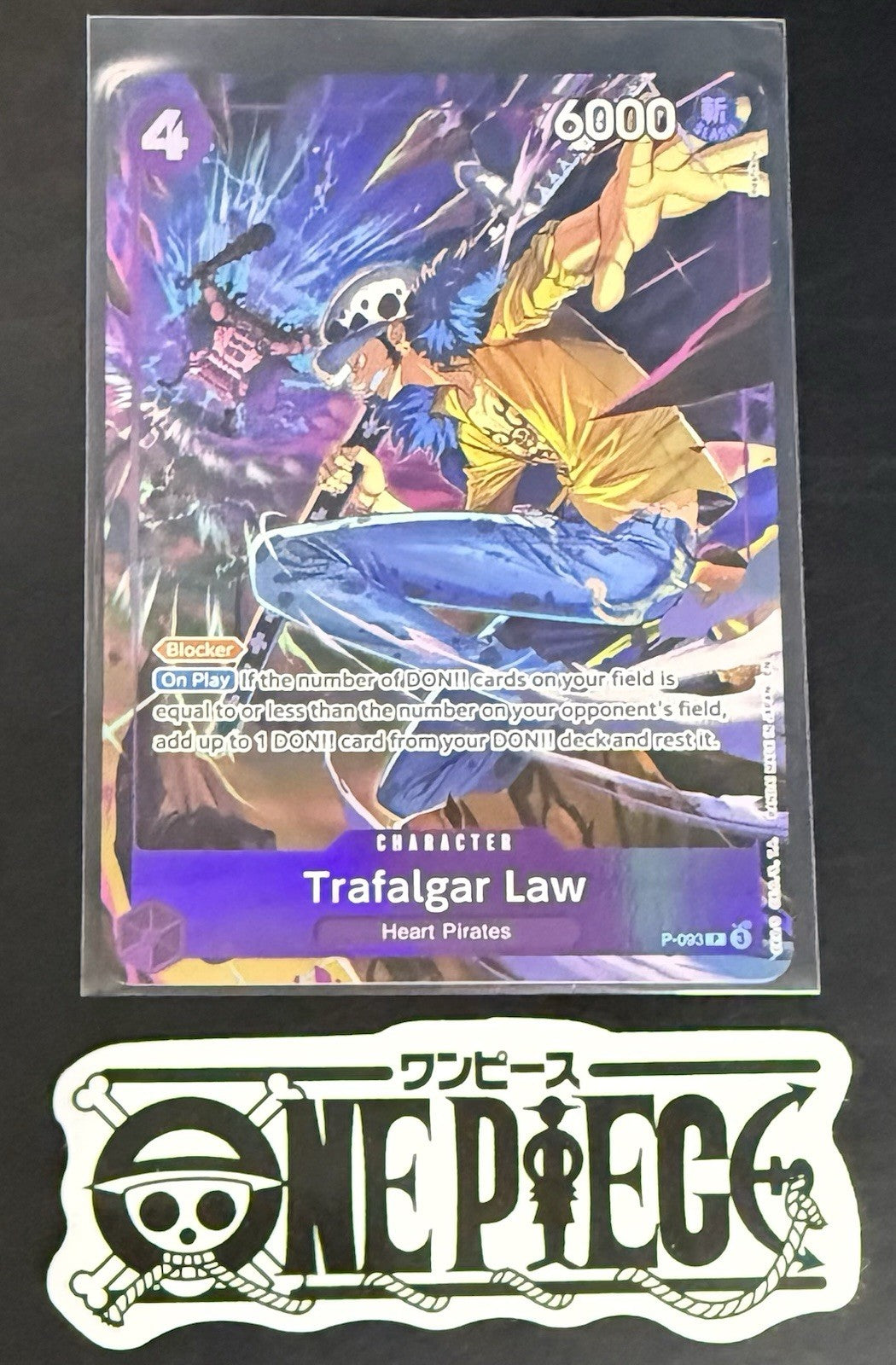 One Piece P-093 P - Trafalgar Law - EN - Foil - Illustration Box 6 - TCG - NM/M