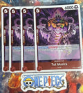 4x One Piece OP06-011 R Tot Musica - ENG - Foil - Playset - TCG - NM/M