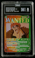 TAG 8 One Piece SP OP01-051 SR - Eustass"Captain"Kid - Wanted - Alt Art - EN
