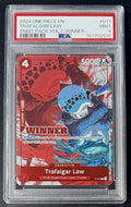 PSA 9 One Piece  P-017 P - Trafalgar Law - Winner - EN - Tournament Pack Vol.7