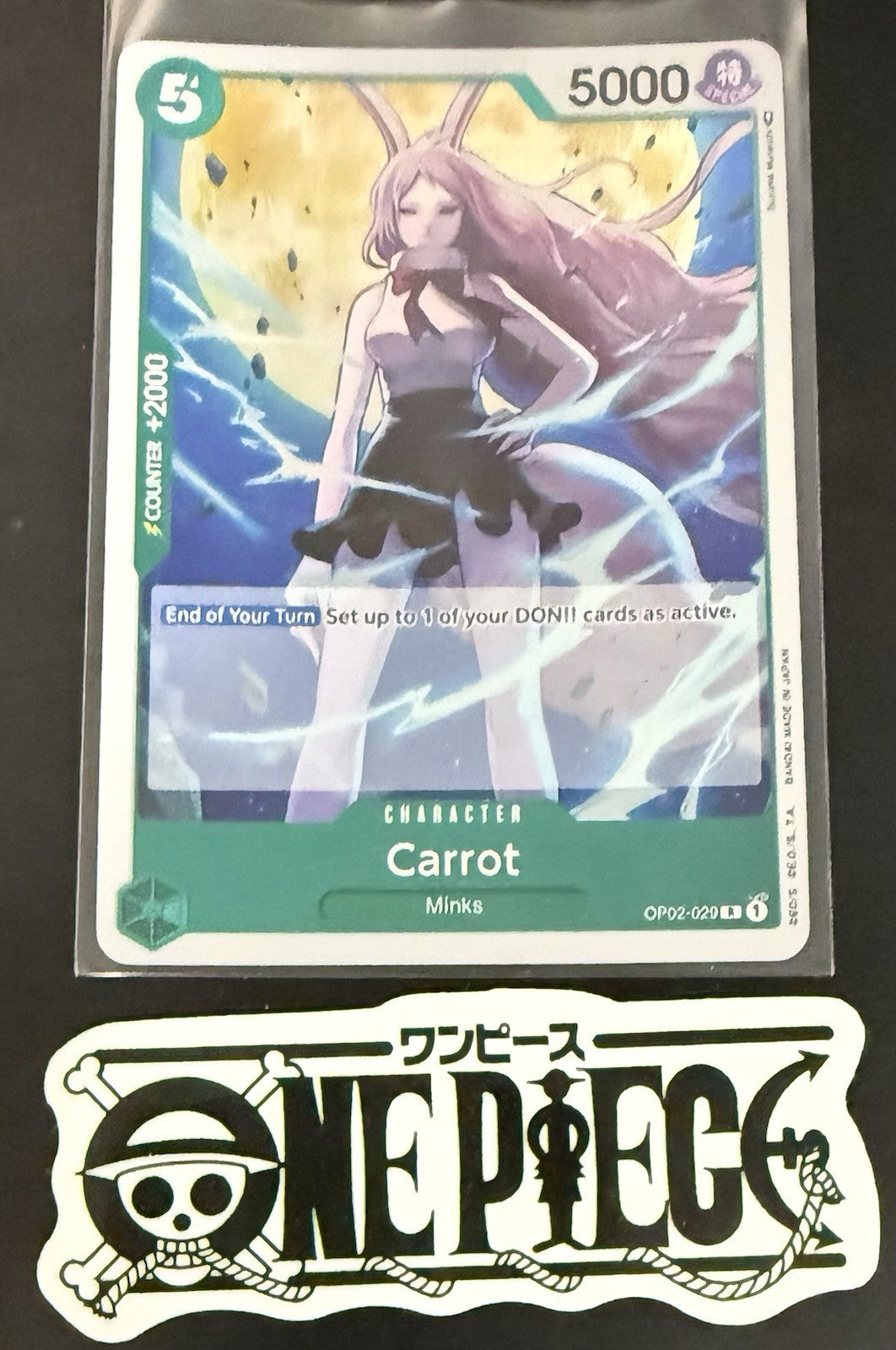 One Piece OP02-029 R - Carrot - EN - Foil - Paramount War - TCG - NM/M